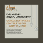 Canopy Management article about falling Canada rent prices and what they mean