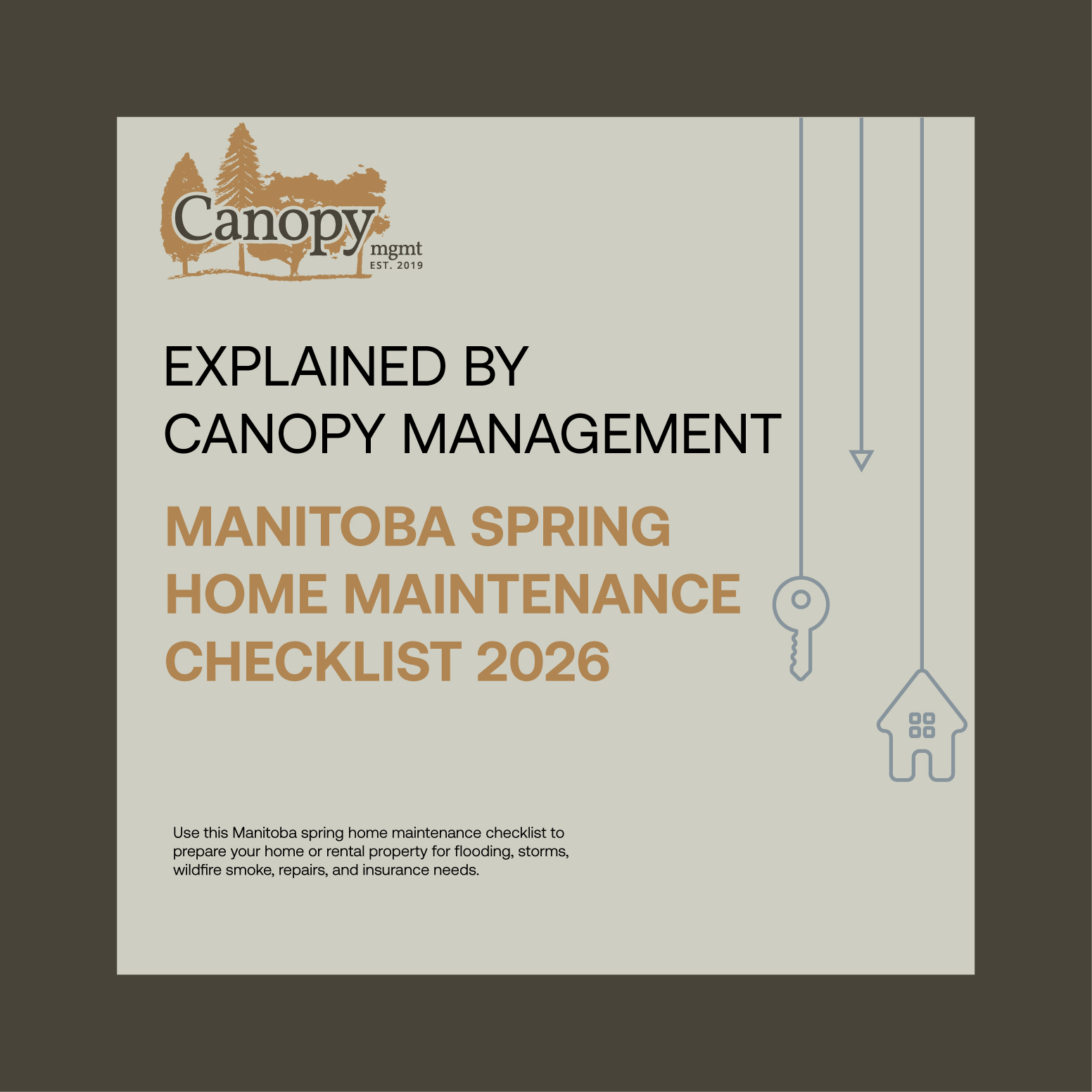 Manitoba Spring Home Maintenance Checklist 2026